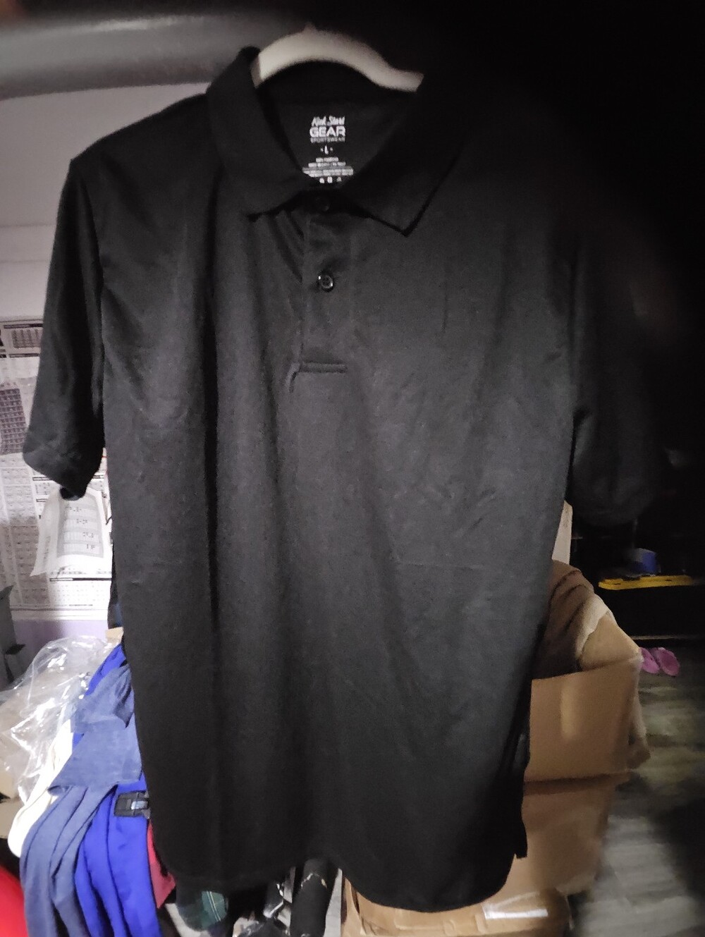 Men's Black Polo Shirt by GEAR - Classic Short Sleeve